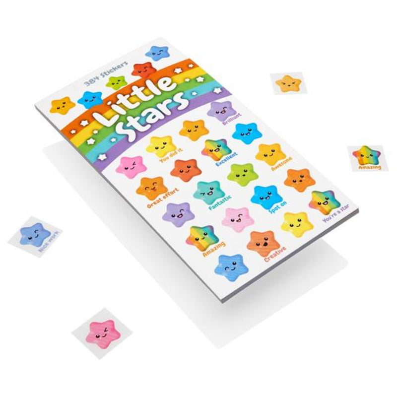 Emotionery Mini Sticker Book for Teachers - Little Stars - 384 Stickers