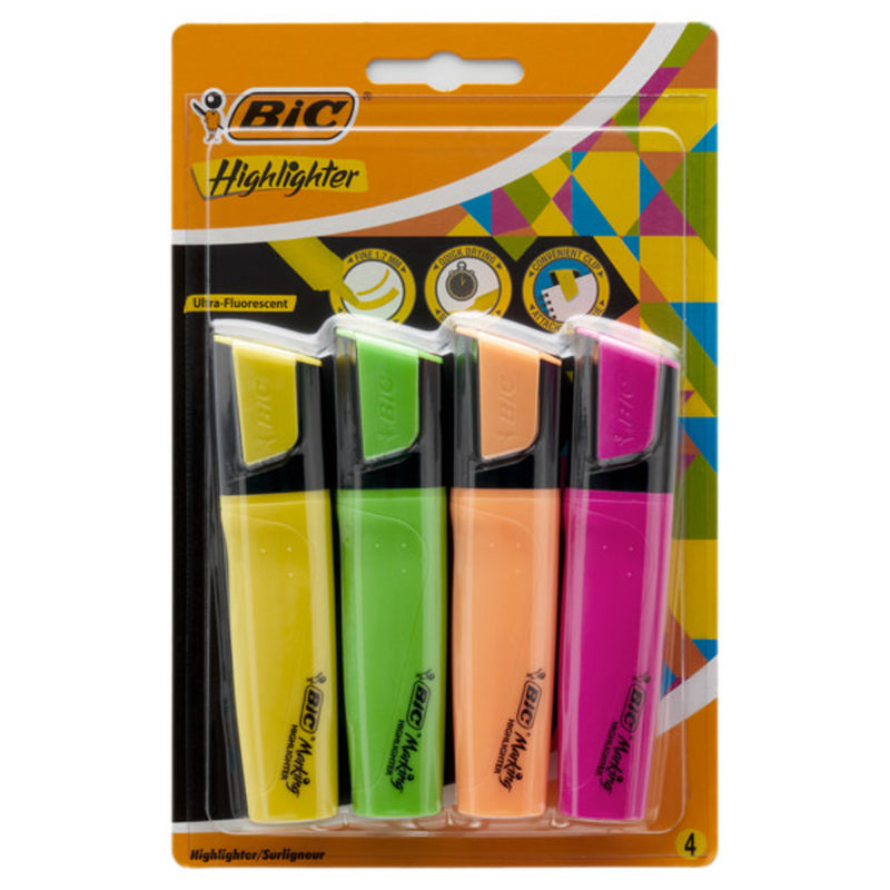 BIC Highlighters - Pack of 4