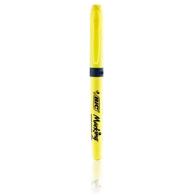 BIC Highlighter Pens with Grip - Pastel - Pack of 4