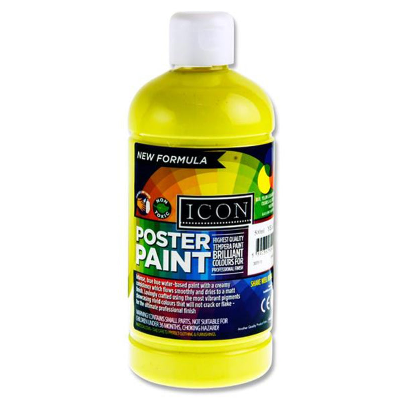 Icon Poster Paint - 500ml - Lemon Yellow