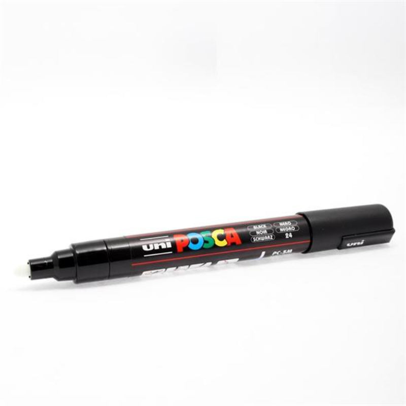 Uni Posca PC-5M Medium Line Bullet Tip Permanent Marker - Black