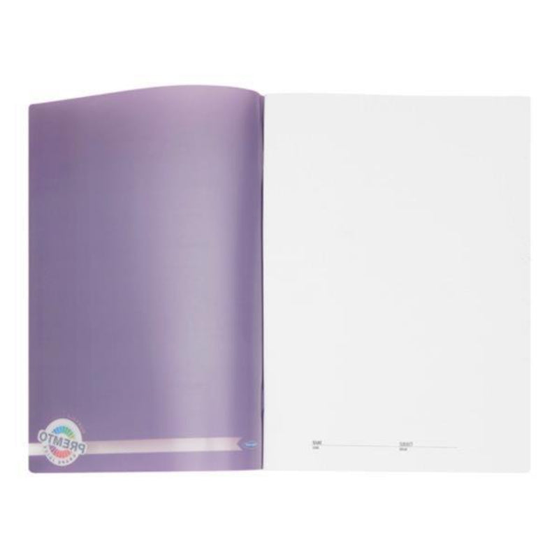 Premto A4 Durable Cover Manuscript Book - 120 Pages - Grape Juice Purple