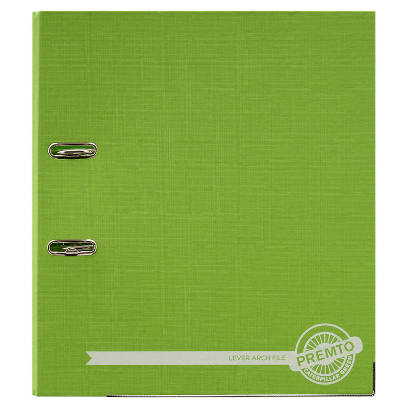 Premto A4 Lever Arch File S-2 - Caterpillar Green