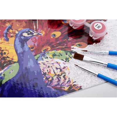 Icon Painting by Numbers Collector's Edition - Abstract Peacock