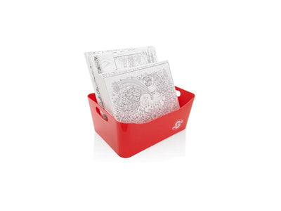 Premto Large Storage Basket - 340x225x140mm - Ketchup Red