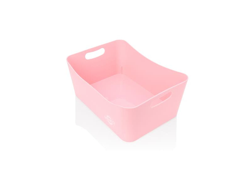 Premto Pastel Large Storage Basket - 340x225x140mm - Pink Sherbet