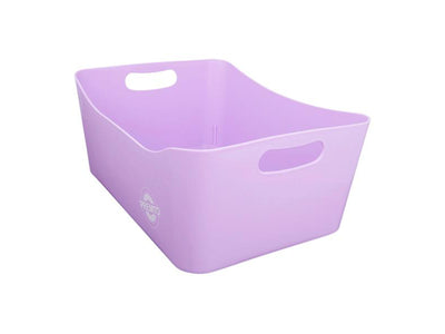 Premto Pastel Large Storage Basket - 340x225x140mm - Wild Orchid Purple