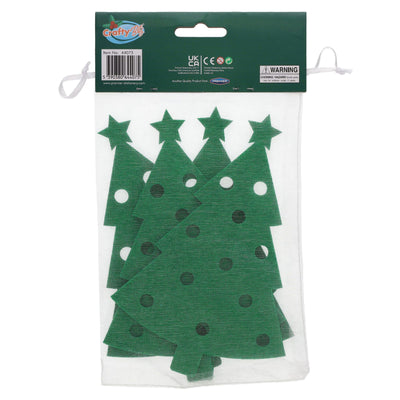 Crafty Bitz Christmas Crafting - Large Felt Christmas Tree - Pack of 4