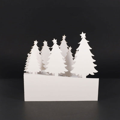 Icon Craft Laser Cut Festive Card - Forest Scene