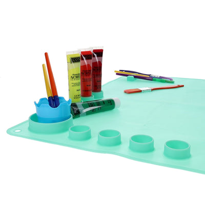 World of Colour Washable Silicone Craft Mat - Mint