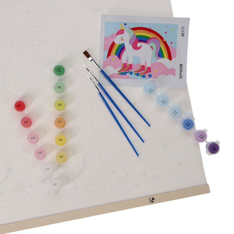 World of Colour Canvas Art Scroll - Unicorn