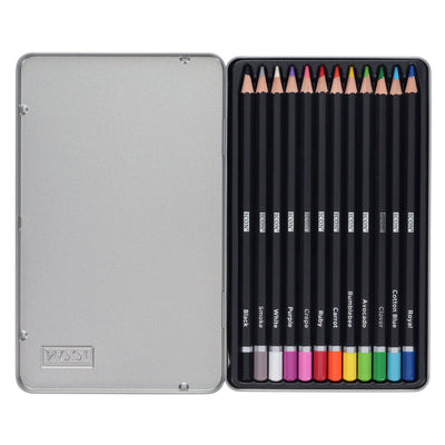 Icon Tin Colouring Pencils - Nature - Box 12