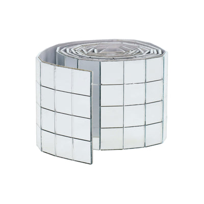 Icon Craft Mirror Mosaic Self Adhesive Roll - Silver - 10mm