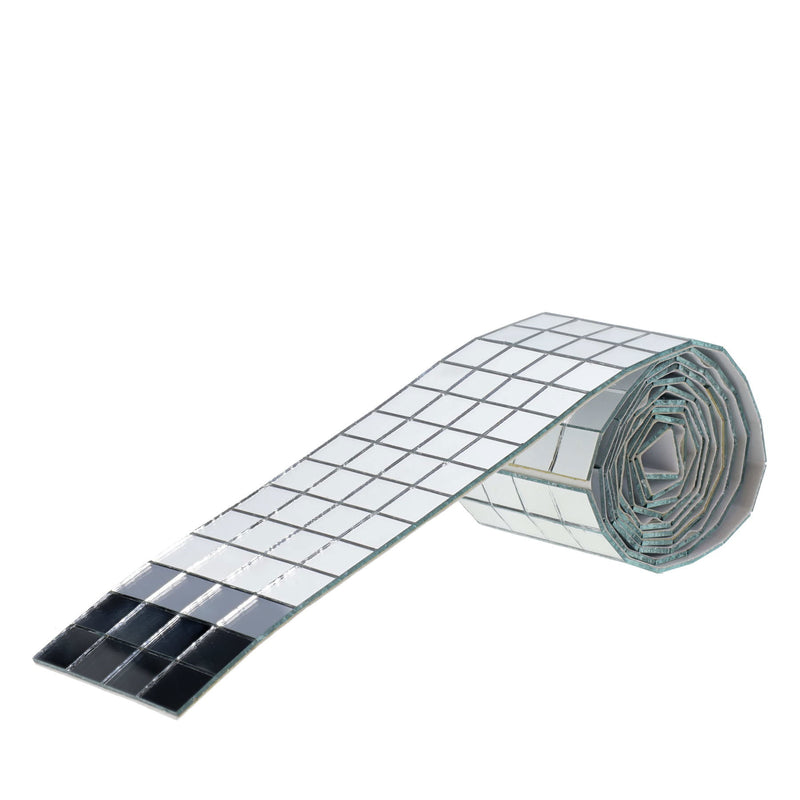 Icon Craft Mirror Mosaic Self Adhesive Roll - Silver - 10mm