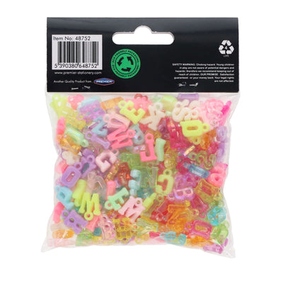 Crafty Bitz Alpha Beads - Assorted - 50g