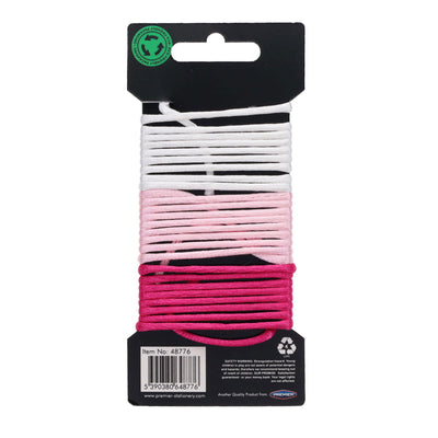 Crafty Bitz Satin Cord - Assorted Pink - 3 x 1M