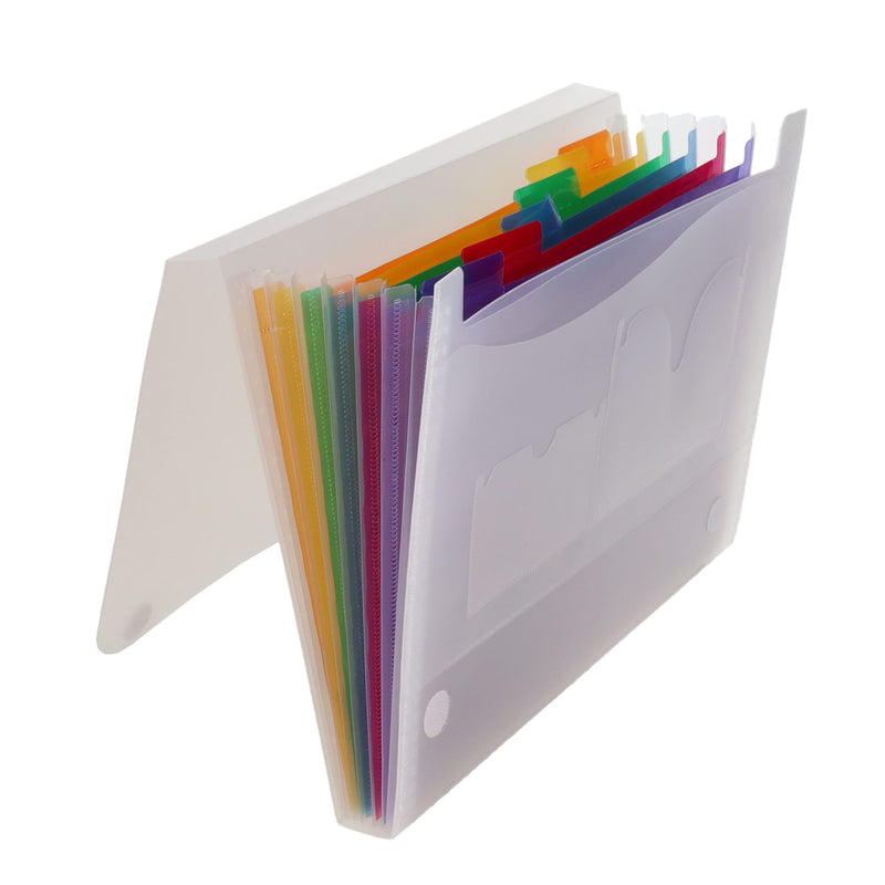 Concept A4 Superior Quality Expanding File with CD & Business Card Holder - 7 Pockets