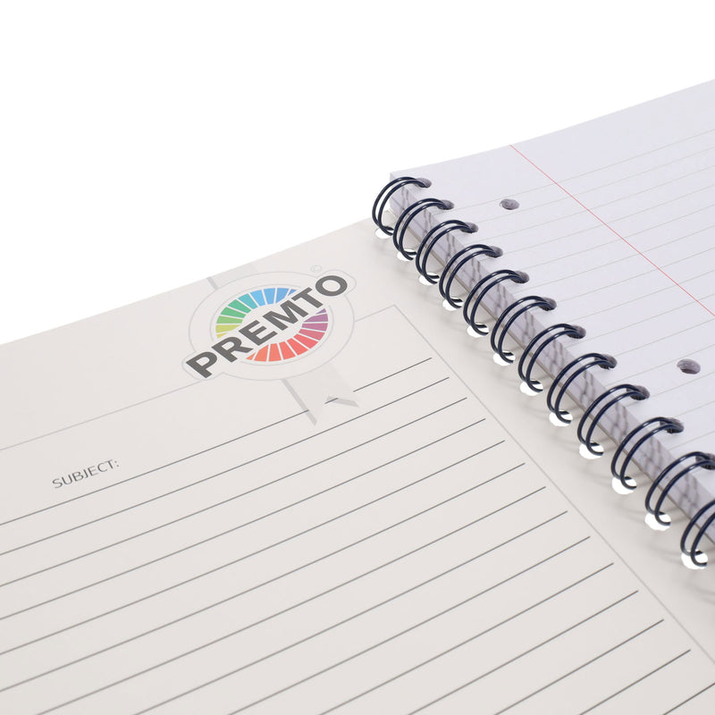 Premto A4 Wiro Notebook - 200 Pages - Grape Juice