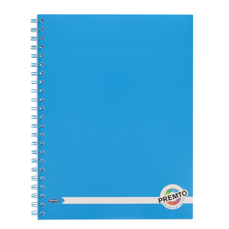 Premto A4 Wiro Notebook - 200 Pages - Printer Blue