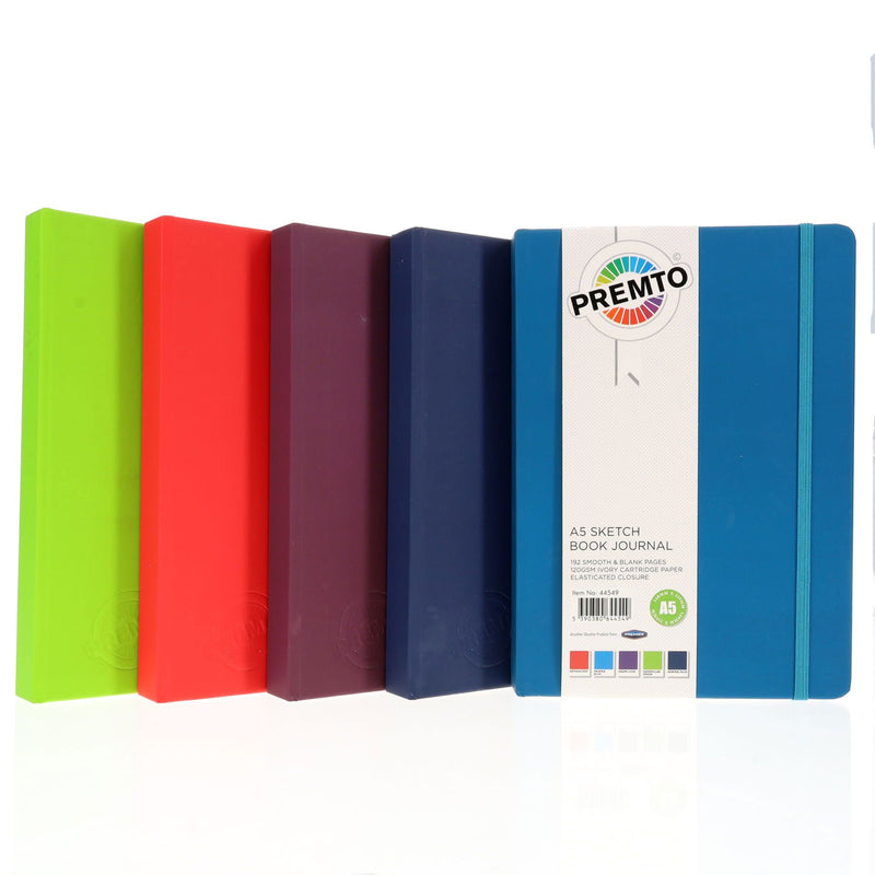 Premto A5 Journal & Sketch Book - 192 Pages - Caterpillar Green