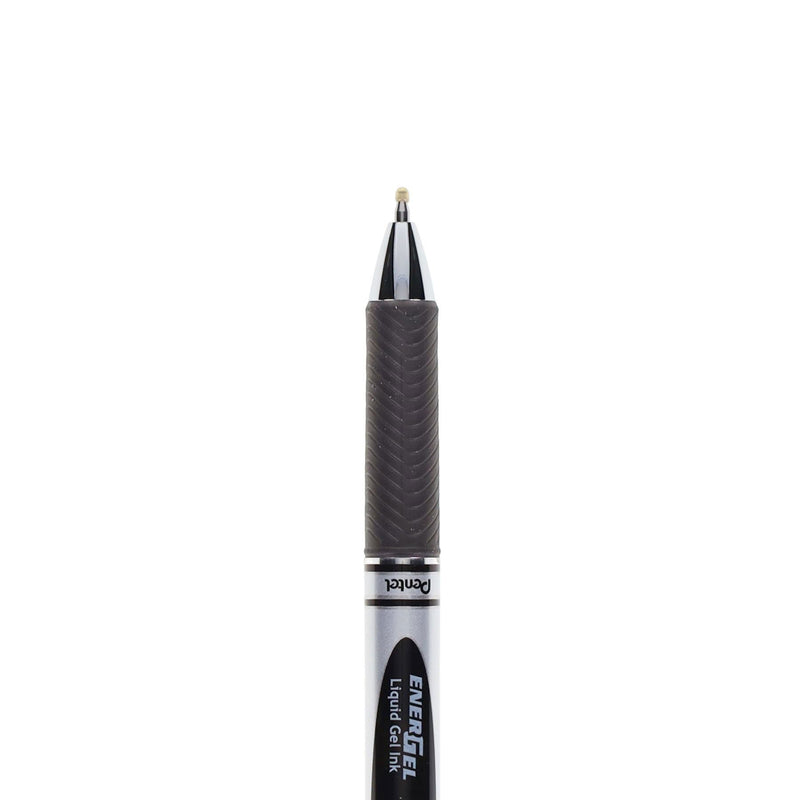 Pentel Energel Blp77 0.7mm Rollerball Gel Pens - Black - Pack of 2