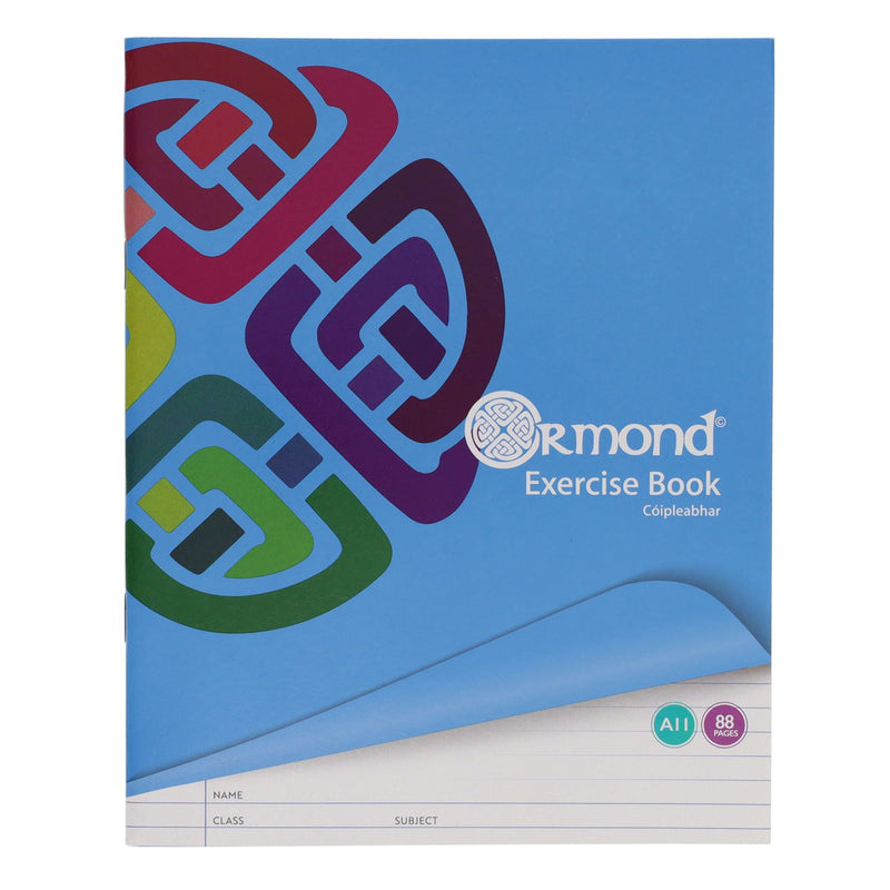 Ormond Multipack | A11 Exercise Book - Margin Ruled - 88 Pages - Pack of 10