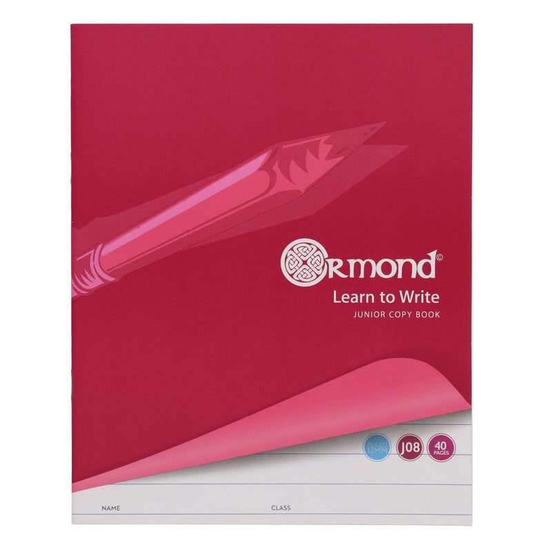 Ormond J08 Junior Copy Book - 40 Pages