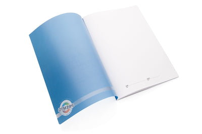 Premto A4 Durable Cover Manuscript Book - 120 Pages - Printer Blue