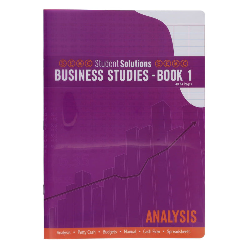 Student Solutions A4 Durable Cover Business Studies - 40 Pages - Book 1