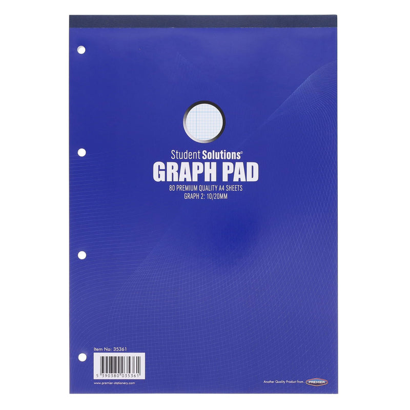 Student Solutions A4 Graph Pad - 80 Sheets