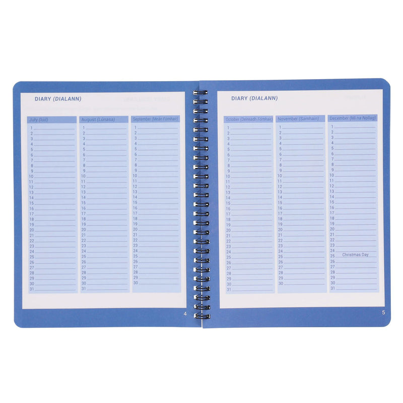 Ormond Wiro Durable Cover Homework Journal - Week to View - 88 Pages - Blue