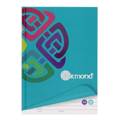 Ormond A5 Hardcover Notebook - 160 Pages - Pack of 5