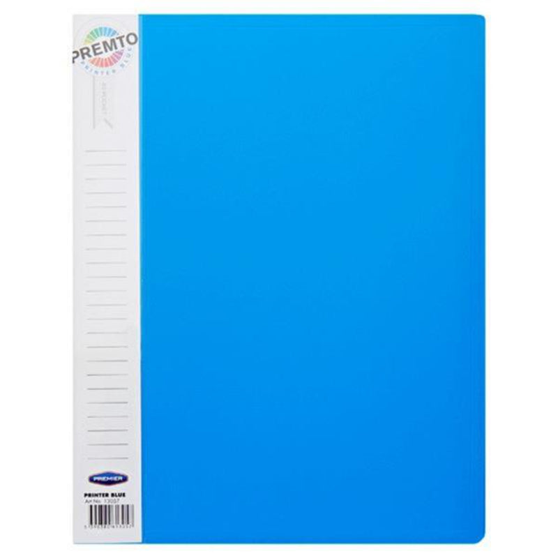 Premto A4 40 Pocket Display Book - Printer Blue