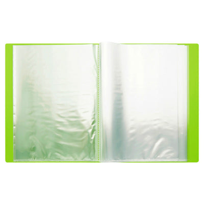 Premto A4 40 Pocket Display Book - Caterpillar Green