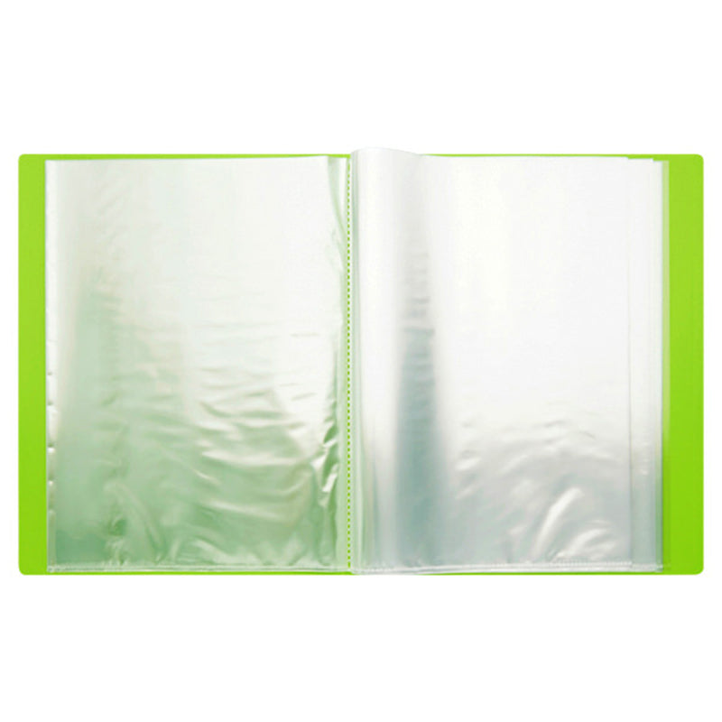 Premto A4 40 Pocket Display Book - Caterpillar Green