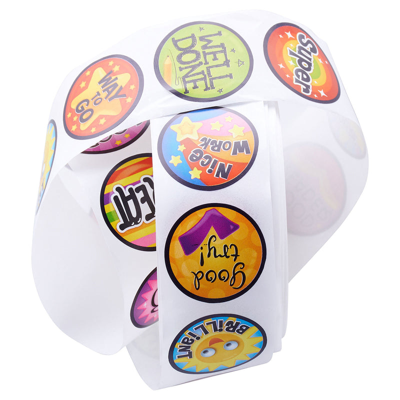 Clever Kidz Roll Reward Stickers - 200 Stickers