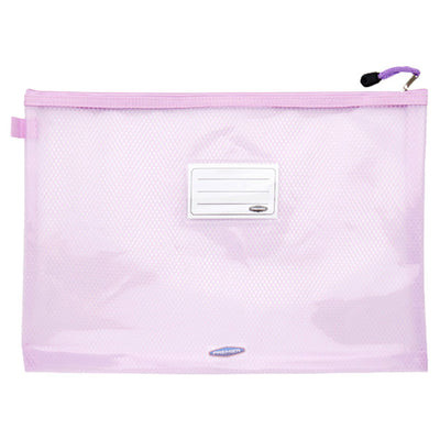 Premto Pastel B4+ Ultramesh Expanding Wallet with Zip - Wild Orchid Purple