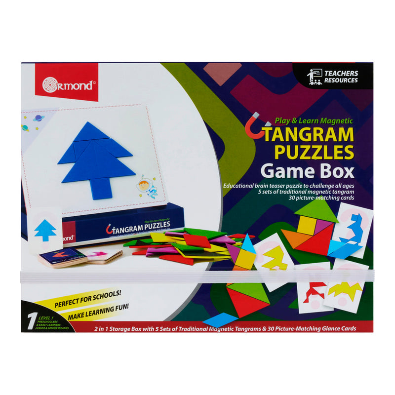 Ormond Play & Learn Tangram Puzzles Game Box