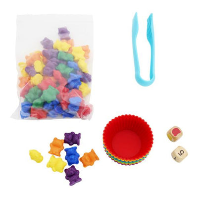 Clever Kidz Sorting Game Rainbow Bears