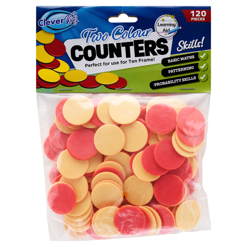 Clever Kidz Two Colour Counters Pack of 120