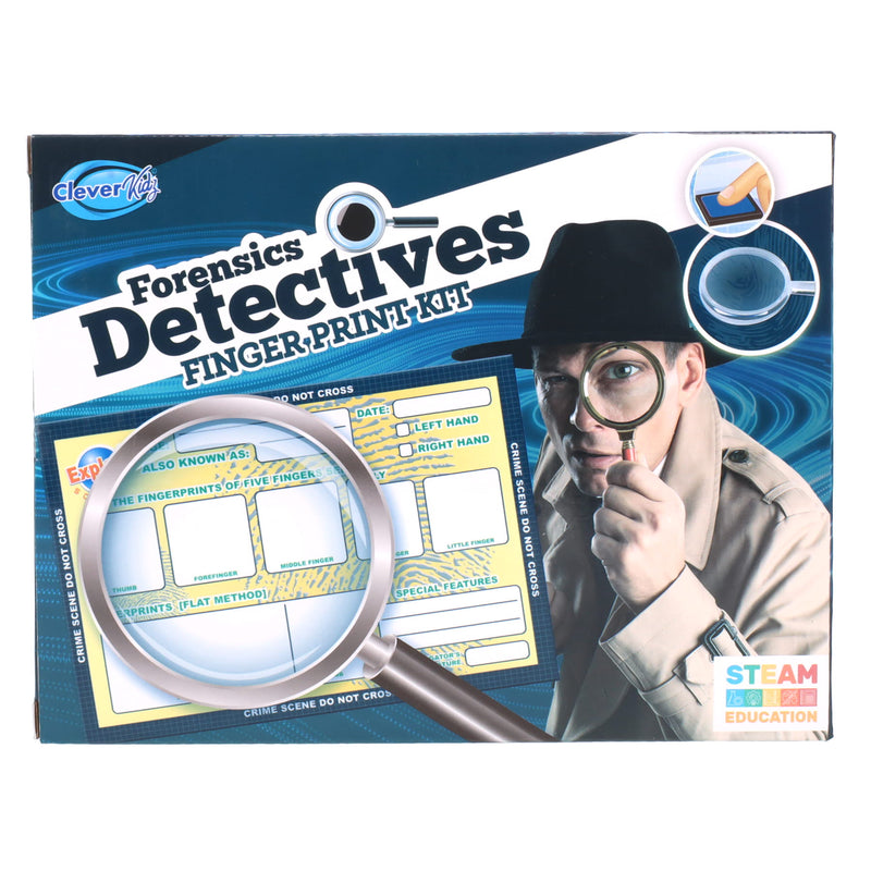 Clever Kidz Forensics Detectives Finger Print Kit