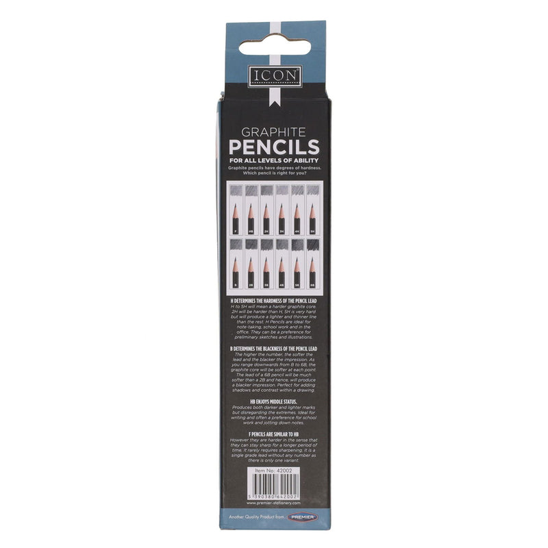 Icon Graphite Pencils - 2B - Box of 12