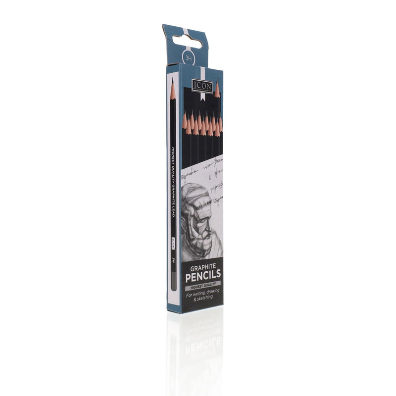 Icon Graphite Pencils - 3H - Box of 12