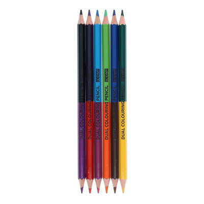 Icon Dual Tipped Colouring Pencils - Pack of 12