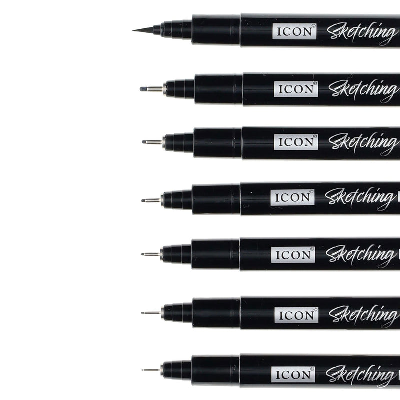 Sketching Fineliner Pens - Pack of 7