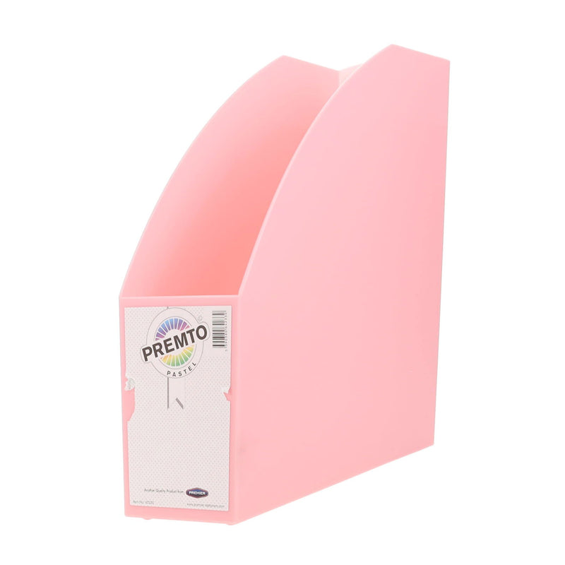 Premto Pastel Magazine Organiser Solid - Pink Sherbet