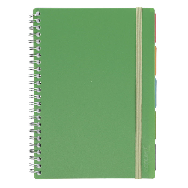 Concept Green A5 Project Book - 100 Sheets - Green