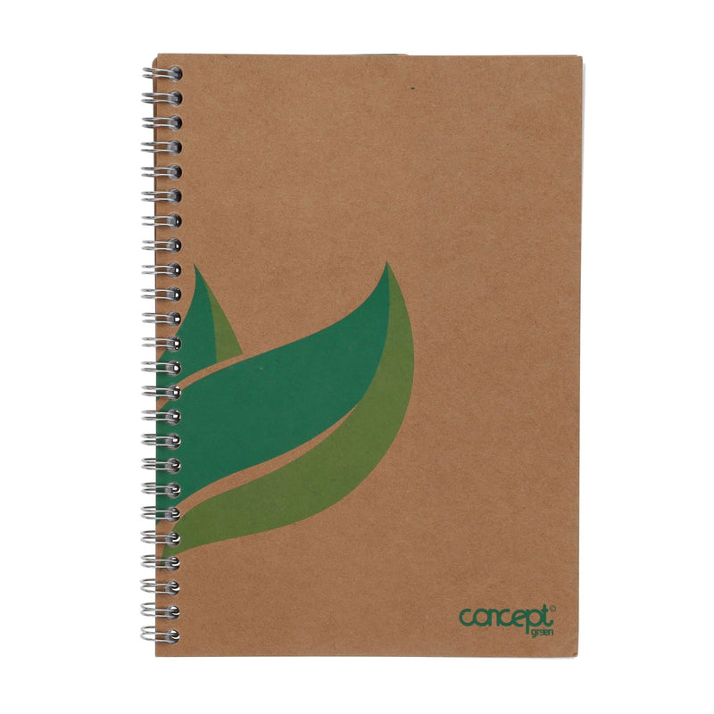 Concept Green A5 Notebook - 80 Sheets