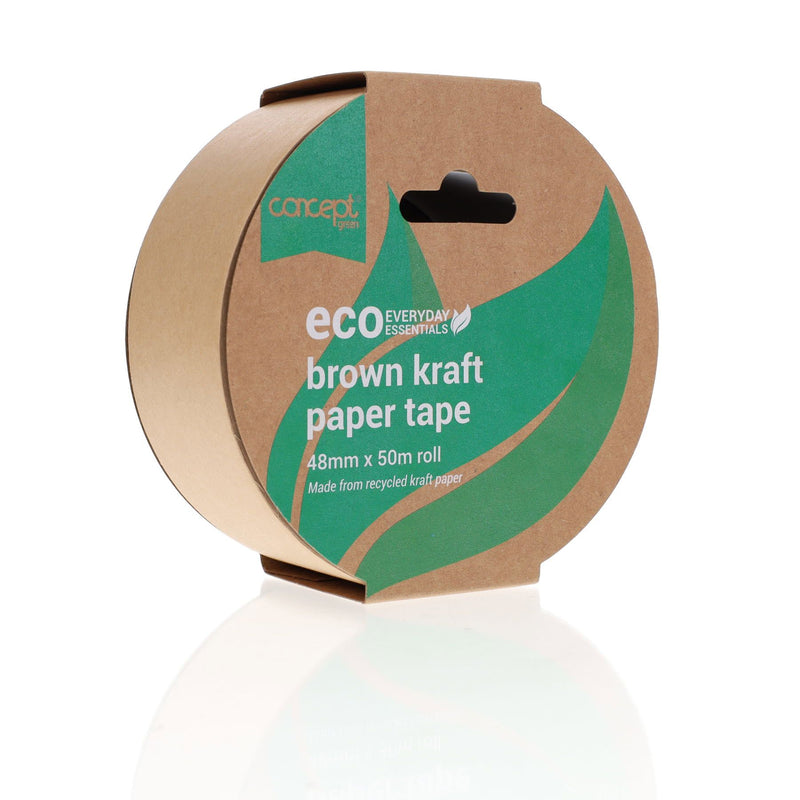 Concept Green Brown Kraft Paper Tape - 48mmx50m