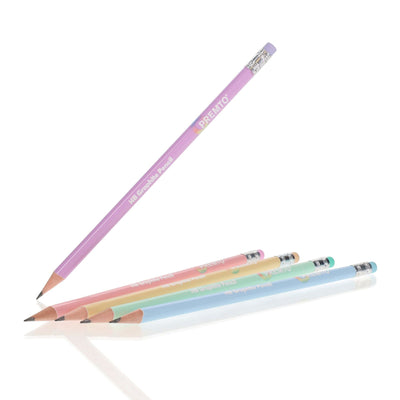 Premto Pastel HB Pencils With Eraser Tip - Pack of 5